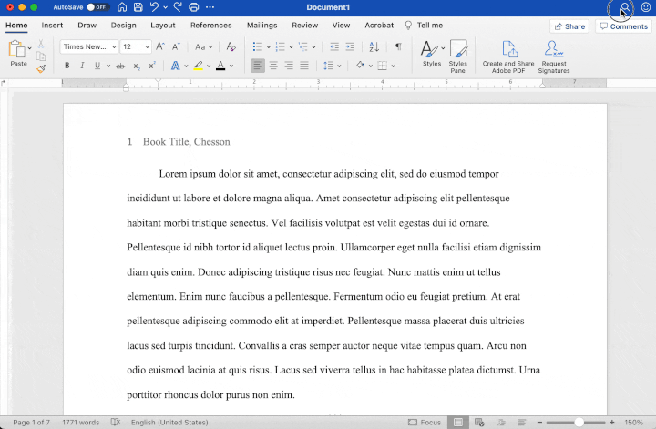 Single Space After Period Microsoft Word