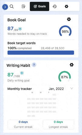 word goal tracking gif