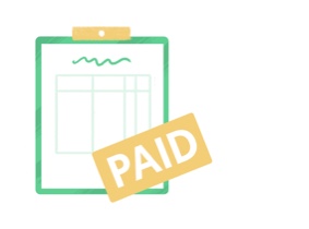 Include into invoices icon