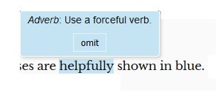 Hemingway Editor - Adverb Advice