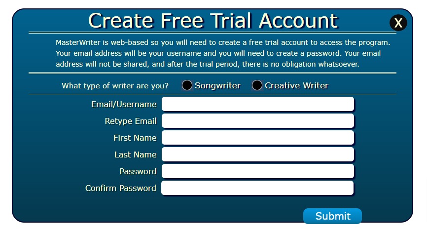 MasterWriter Free Trial 2