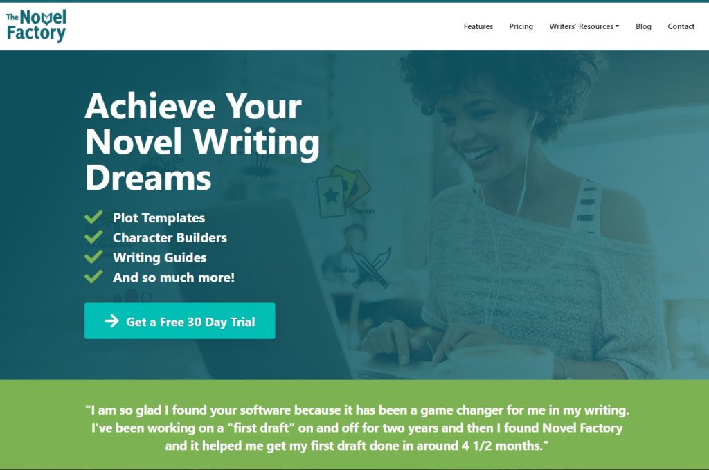 Novel Factory Homepage