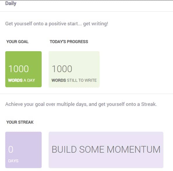 review of novlr writing software goals
