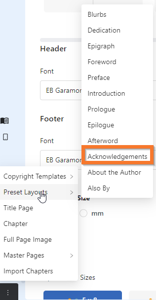 Acknowledgements in Atticus