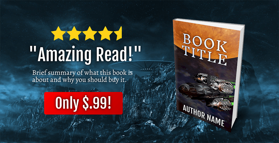 book brush custom creator sample for facebook ad