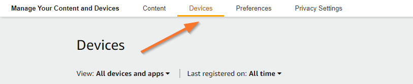 content and devices on amazon