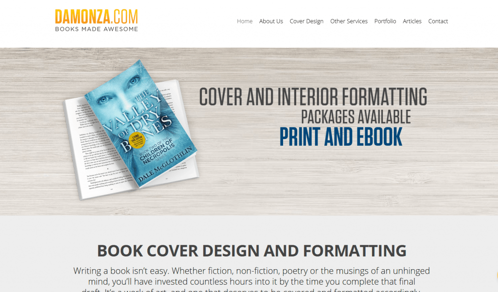 Damonza book cover design
