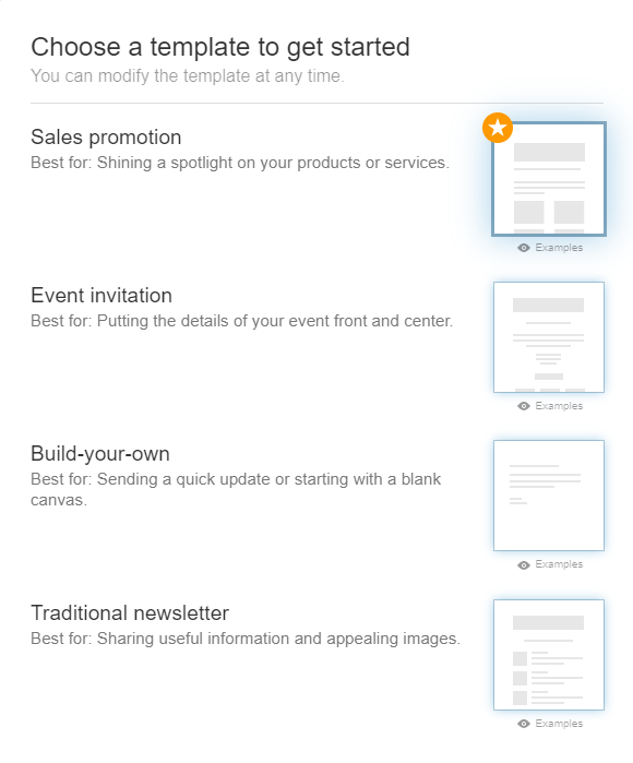 mad mimi email campaign templates