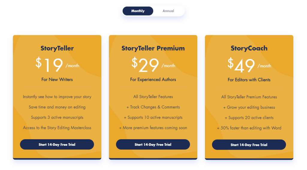 fictionary pricing structure