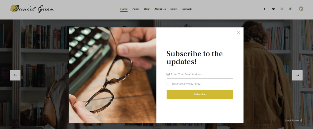 Blog for Writers and Journalists  Wordpress Theme