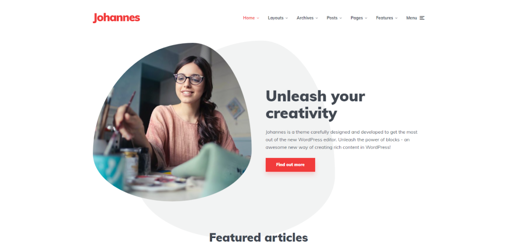 Johannes Wordpress Theme