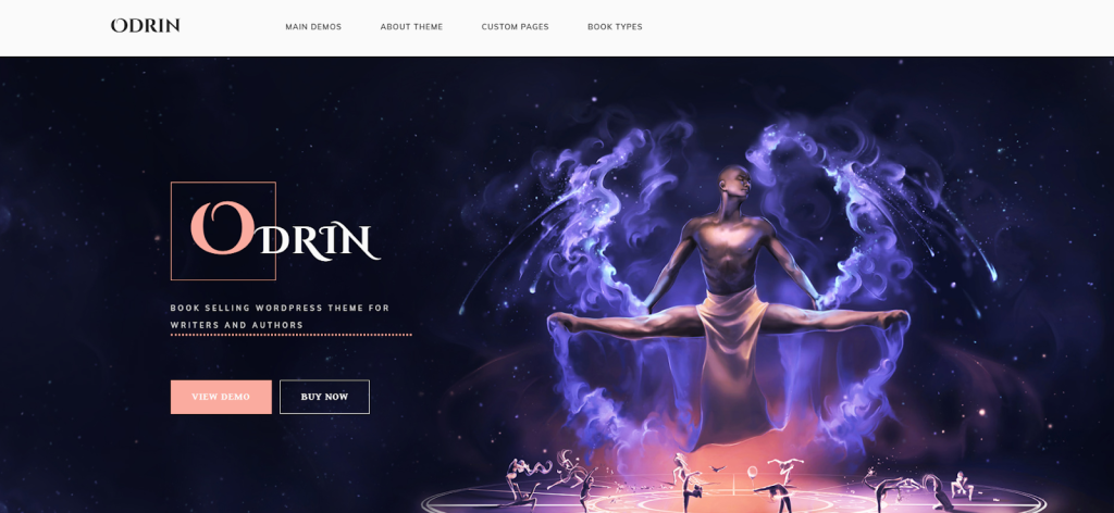 Odrin Wordpress Theme for Authors