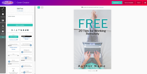 Book Cover Design Template