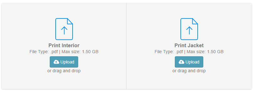 uploading a print book in ingramspark