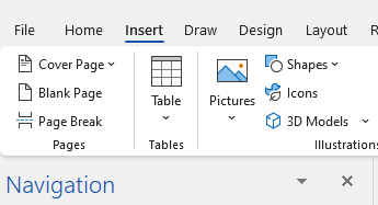 Insert Page Break Word