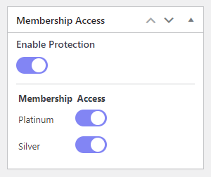 MemberDash restrict content membership access