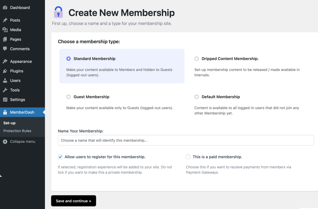 MemberDash Member Types - Kindlepreneur