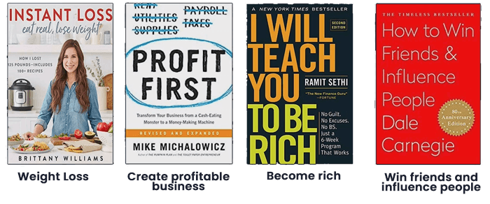 nonfiction keywords that present a solution in the book cover