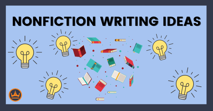 featured image that says nonfiction writing ideas