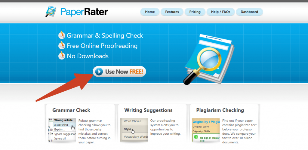 PaperRater Free Online Proofreader