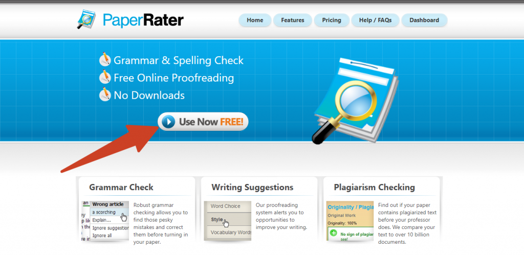 PaperRater Free Online Proofreader