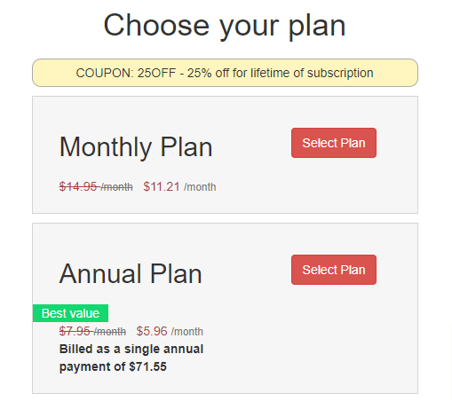 PaperRater Plans