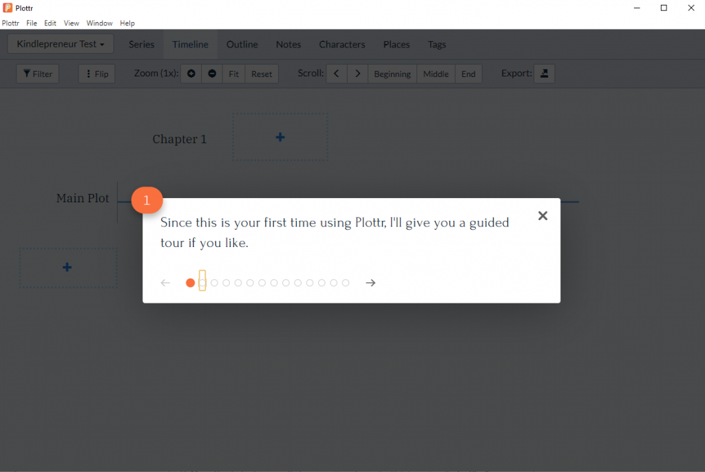 Plottr tutorial