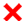 Red X