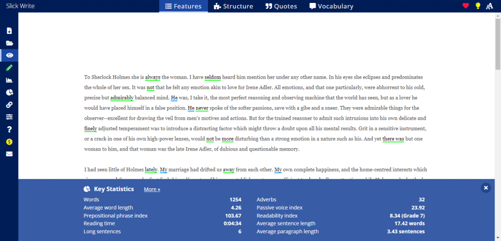 slick write screenshot