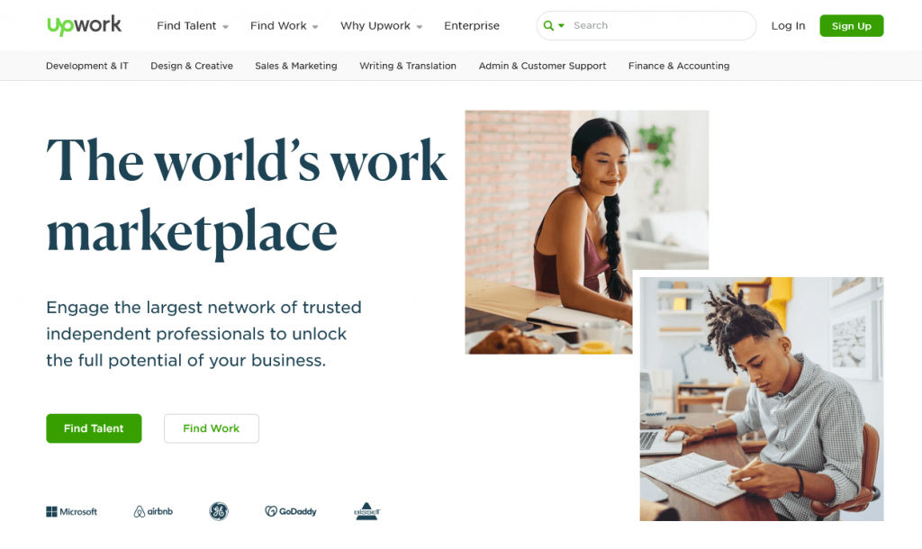 Upwork and book formatters