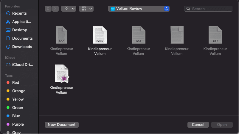 Vellum Import Capabilities