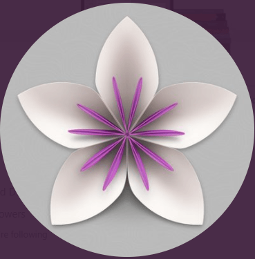 vellum logo flower