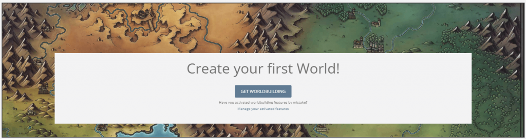 creating your first world in world anvil