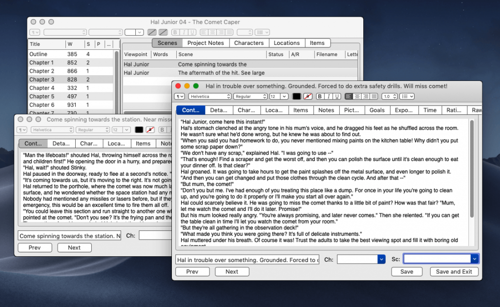 yWriter on windows